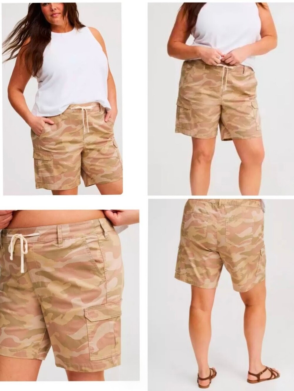 TORRID 8'' Weekend Bermuda Cargo Short - Size 0